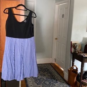 Black dress with flowing skirt 2 dress/$30